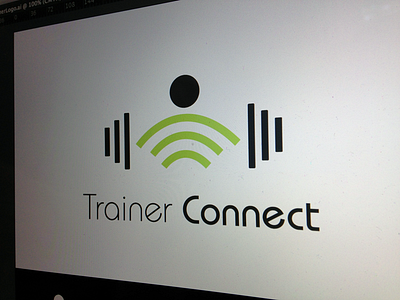 Trainer Connect Logo app fitness logo wordmark