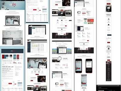 Case Study Design case study concept dashboard features features page home page redesign style guide style tile wine