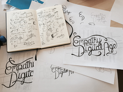 Empathy for the Digital Age ideas practice script sketches typography