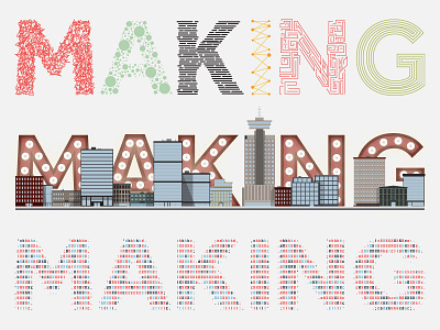 Making Lettering - Domain7 Rebrand Concepts