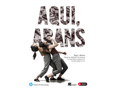 Poster for the show «Aqui Abans»