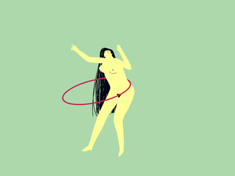 Hula Hoop 2d 2danimation adobe animation animation 2d animation design artwork character colors fun gif gif animated graphic art hulahoop illustration illustration art illustrator motion motion graphics