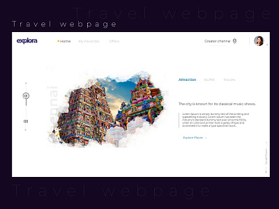Explora _ To Explore _ Travel webpage
