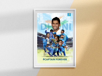 Poster design - Captain cool