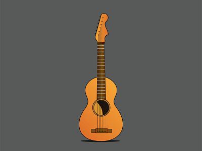 Guitar Love illustration vector