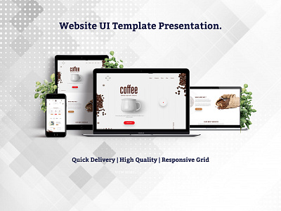 Coffee Shop Web UI Design