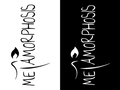 Logo Metamorphosis candle candlelight design logo logodesign logodesigner logotype metamorphosis