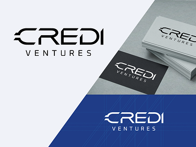 Credi Ventures Logotype Design branding capital concept crypto design fund graphic design identity illustrator logo logotype venture
