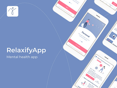 RelaxifyApp Redesign app design gamification health mental mobile redesign