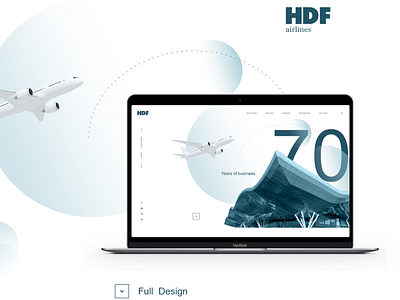 HDF Airlines) branding design