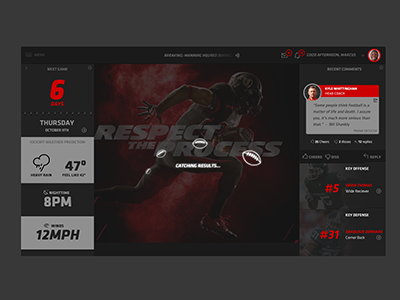 NCAA dashboard