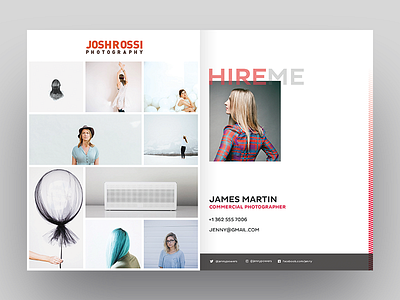 Magazine Portfolio brand brochure flat grid magazine masonry portfolio print profile