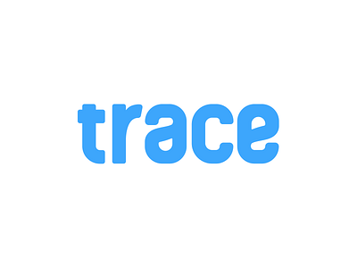 Custom Wordmark - trace.com brand branding draw letter logo logomark sketch typography wordmark