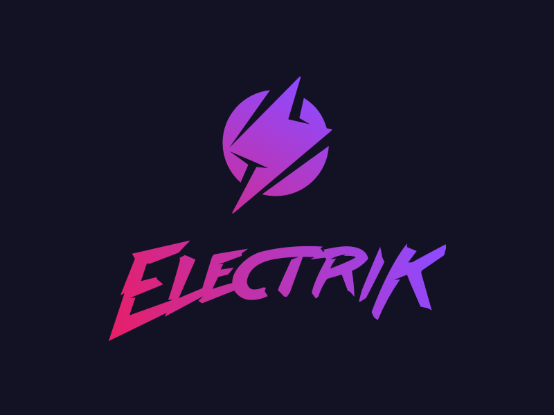 Electrik Logo by Drew Andersen | PixelPanda on Dribbble