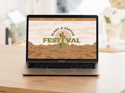 Plant a Cactus Festival Website