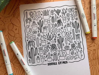 Download Stay Home Color A Collection Of Free Coloring Pages To Help You Relax Dribbble Design Blog