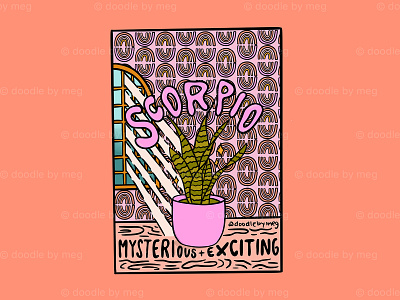 Scorpio Plant on Society6