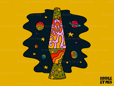 Gemini lava lamp 70s astrology design drawing gemini horoscope illustration lava lamp lettering procreate psychedelic rainbow retro space stars typography vintage zodiac zodiac sign zodiac signs