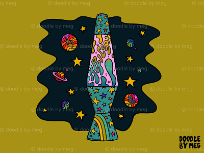 Capricorn lava lamp