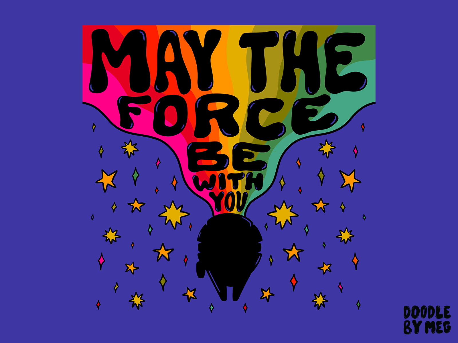 May the 4th be with you - Qui-Gon Jinn by Loy Iver on Dribbble