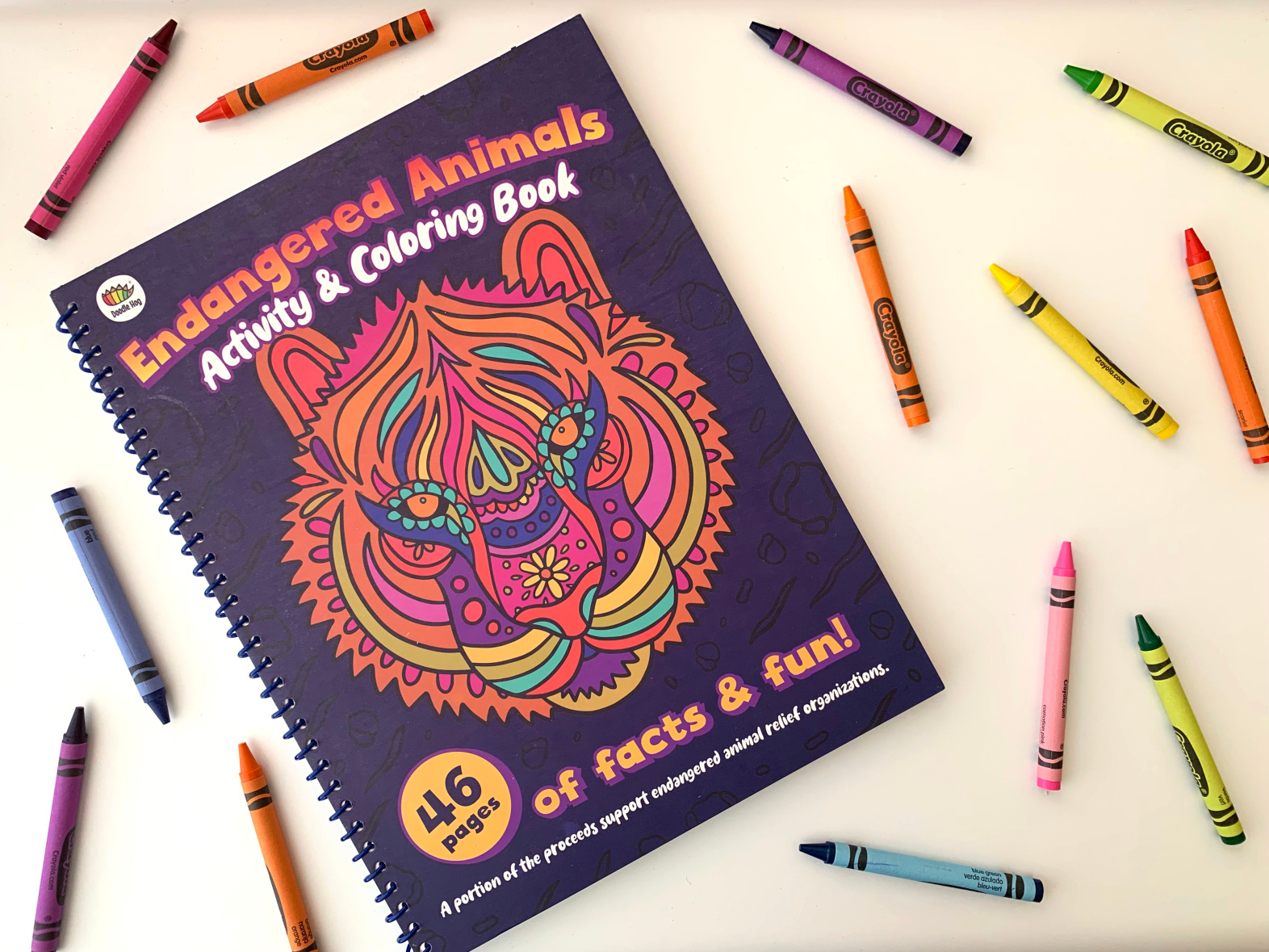 Doodle Hog Endangered Species Coloring Book by Doodle By Meg on Dribbble