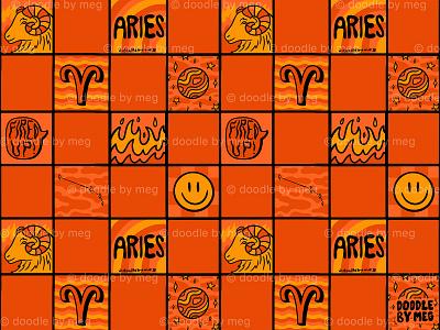 Aries Checkered Print