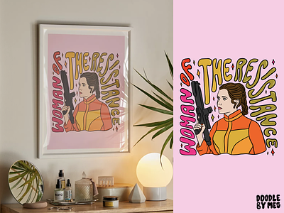 Woman of the Resistance Print