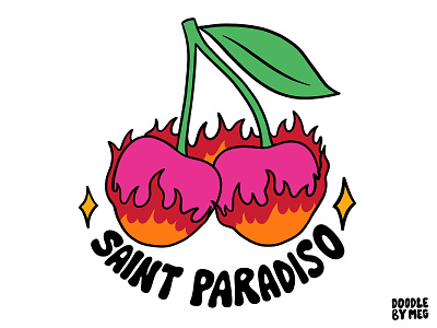 Saint Paradisco Cherry Trucker Cap
