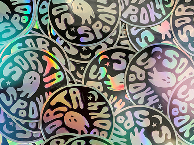 Sorta Spooky © Holographic Sticker