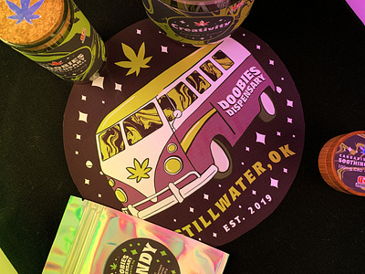 Graphic Design Studio | Doobies Dispensary Packaging