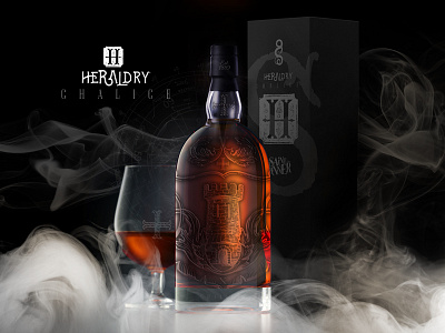 Heraldry: Chalice by Saint Sinner™ botle branding logo mockup packaging