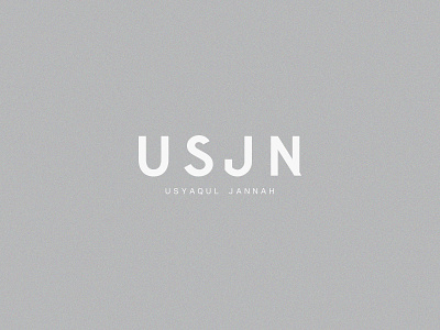 Usyaqul Jannah Logo brand guideline brand identity branding branding design collateral design design logo logomark logotype typography