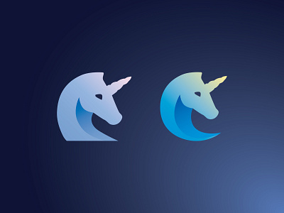 Unicorn 01 design logo logo drafts vector