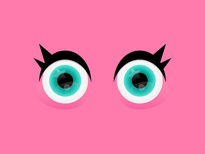 Bright-Eyes cute eyes kawaii pink