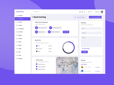 CMS Design cms cms design dashboard ui