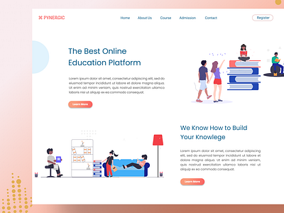 Online Education Platform Landing Page