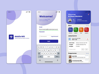 Redesign UI Mobile MIS Apps of PENS