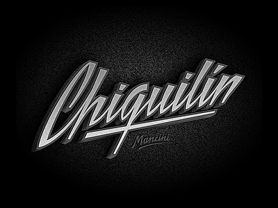 Chiquilin buenos aires custom handmade lettering letters typography