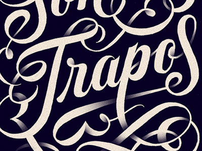 Viejos son los trapos custom handmade lettering letters typography