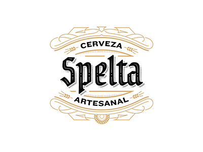 Spelta craft beer logo beer hand drawn hand lettering handmade lettering logo type