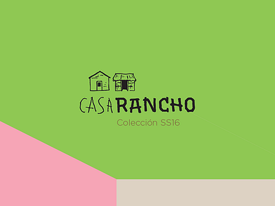 Casa Rancho branding craft handmade icons lettering logo minimal