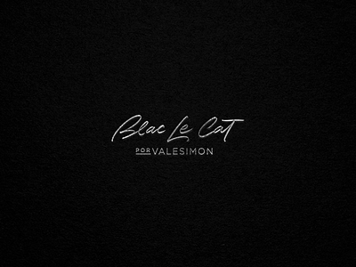 Blac Le Cat brush clothing custom foil handmade logo