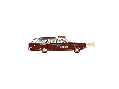 Moonrise Kingdom Police car calligraphy illustration lettering lighthouse moonrise kingdom pin