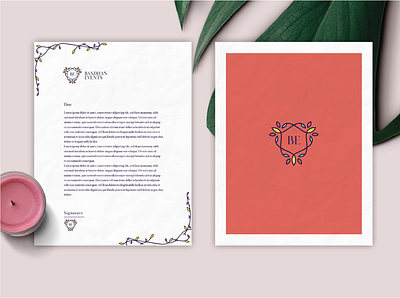 Bandhan Events Branding Collaterals branding branding design collaterals design grahic design graphicdesign illustrator letterhead logo logo logodesign print print design