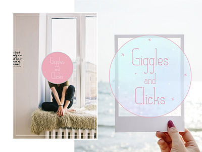 Giggles and Clicks Logo branding branding design design grahic design graphicdesign illustrator logo logodesign