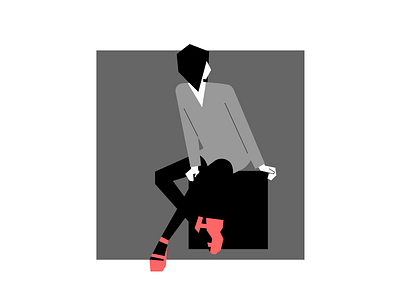 Woman 2019 design illustration minimal vector woman