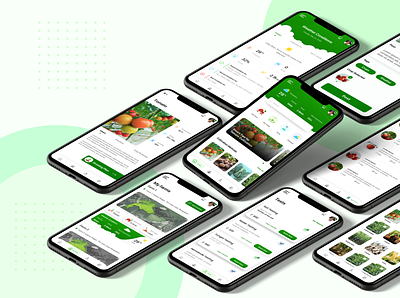 Agriculture App Design agrib agriculture agriculture business consulting agro app design forum fruits mobile post ui ux weather