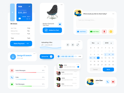 Web/Mobile UI Kit