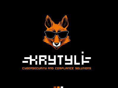 Skryty Lis branding identity illustration logo