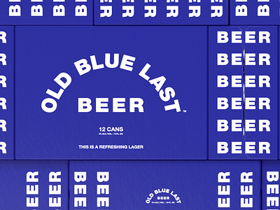 Old Blue Last Case beer brand identity branding design graphic graphic design key visual logo mockup shipper typography vector